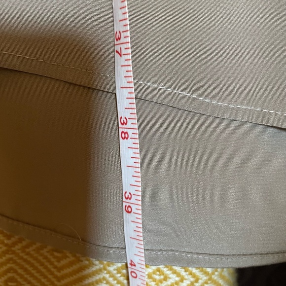 NEW Vince. 100% Silk Mink Nude Color Drawstring Waist Long Sleeve Shirt Dress 12 - Picture 12 of 16